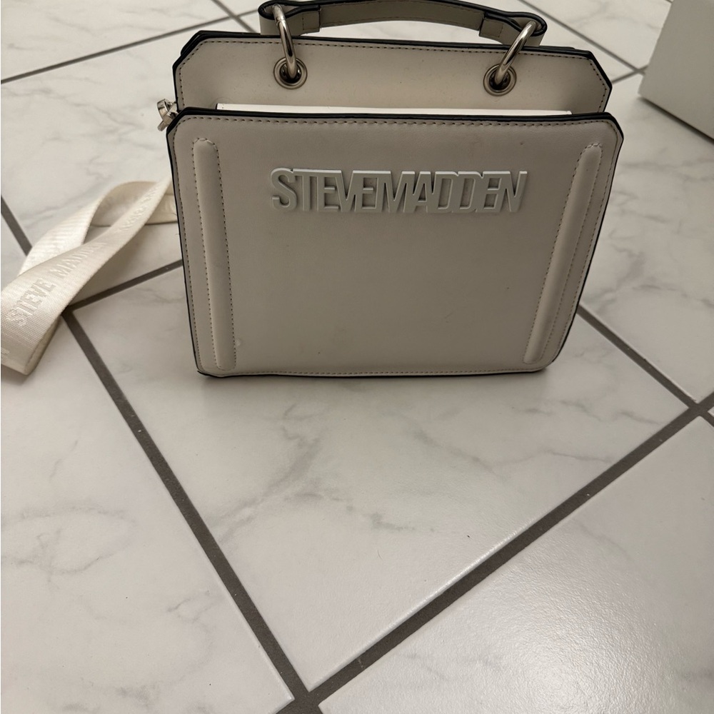 Bundle 2 Steve Madden White handbag and black Handbag